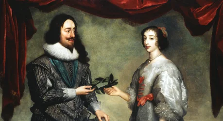 König Karl I. 1600-1649 und Königin Henrietta Maria 1609-1669