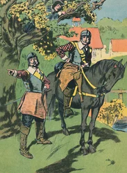 König Karl in der Eiche, um 1907