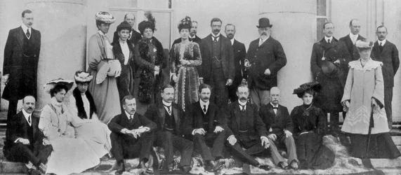 König Edward VII. bei einem königlichen Besuch in Irland, 1902-1905