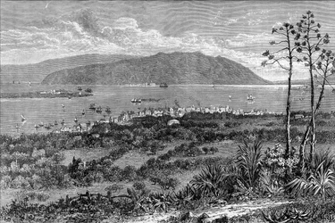 Kingston Harbour, Jamaika, ca. 1880