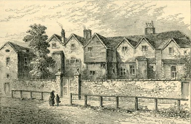 Kirby Castle, Bethnal Green, Das Haus des blinden Bettlers, um 1872