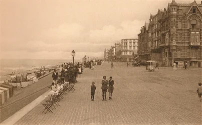 La Digue, Die Promenade, ca. 1900