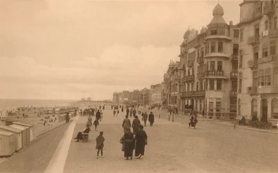 La Digue, die Promenade, ca. 1900