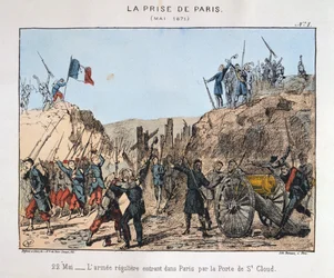 Die Einnahme von Paris, 22. Mai 1871
