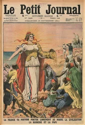 Die zivilisatorische Mission. Le Petit Journal, 19. November 1911, 1911