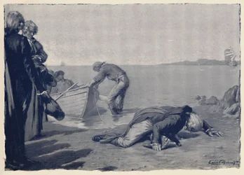 Landung von Paoli auf korsischem Boden