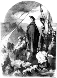 Landung des Chevalier de St. George in Schottland