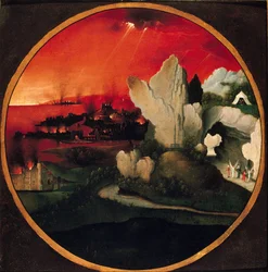 Landschaft mit der Zerstörung von Sodom und Gomorrha