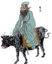 Lao-Tzu, antiker chinesischer Philosoph und Inspiration des Taoismus, spätes 19. Jahrhundert