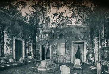 Großer Salon mit Porzellandecke, Königspalast, Madrid, ca. 1927