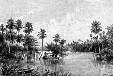 Las Palmes Lagunas, nahe der Mündung des Pilcomayo, 1895