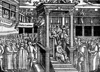 Latimer predigt vor König Eduard VI., ca. 1550 ca. 1920