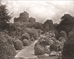 Launceston Castle, Cornwall, 1894