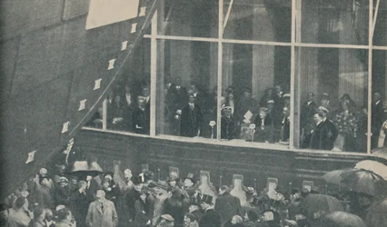 Stapellauf des neuen britischen Riesendampfers RMS Queen Mary, 26. September 1934, 1936