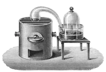 Lavoisiers Untersuchung der Existenz von Sauerstoff in der Luft, spätes 18. Jahrhundert, 1894