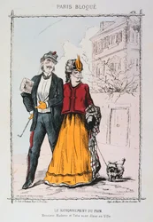 Die Rationierung des Brotes, 1870-1871