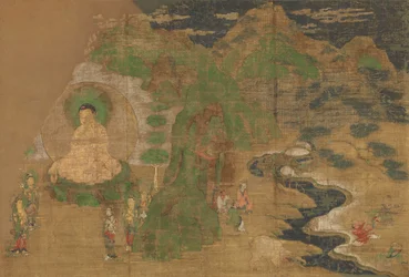 Leben des Buddha: Unterwerfung der Dämonen, frühes 15. Jahrhundert