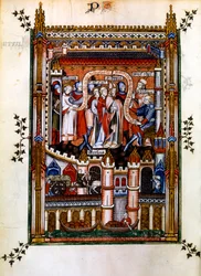 Lisbius erklärt sich zum Jünger Christi, 1317