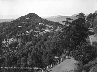 Longwood Hotel, Elysium Hill, Shimla-Hügelkette, Indien, frühes 20. Jahrhundert
