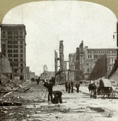 Blick auf die Grant Ave. von der Market St., 1906