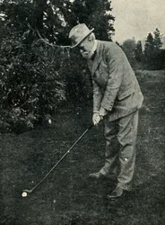 Lord Avebury hat kürzlich mit dem Golfen begonnen