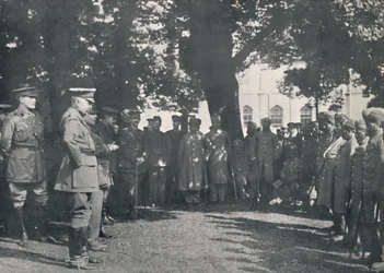 Lord Kitchener spricht zu indischen Patienten, 20. Juli 1915, 1939