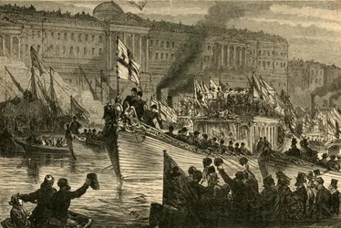 Wasserprozession des Lord Mayor, 1897