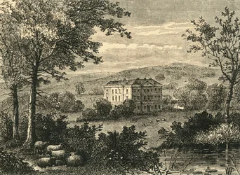 Haus von Lord Thurlow, Knights Hill, um 1878