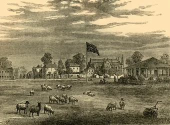 Lords Ground im Jahr 1837, ca. 1876