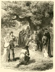 Ludwig IX., Rechtsprechung im Wald von Vincennes, 13. Jahrhundert, 1890