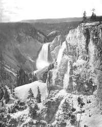 Lower Falls des Yellowstone, Wyoming, USA