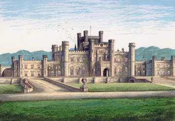 Lowther Castle, Cumbria, spätes 19. Jahrhundert