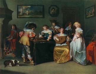 Laute, unbekannter Maler des siebzehnten Jahrhunderts, 1948