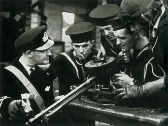Maschinengewehrunterricht, Fleet Air Arm, ca. 1943