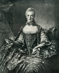 Madame Adélaïde beim Klöppeln, 1756