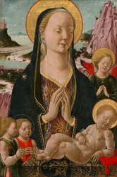 Madonna mit Kind und Engeln, um 1455-1470