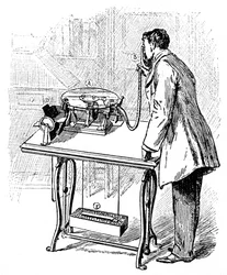 Aufnahmen auf Emile Berliners Grammophon machen