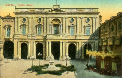 Malta - Öffentliche Bibliothek, ca. 1918-1939