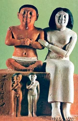 Mann und Frau Figur, Statue, Ägypten