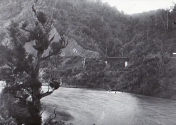 Manawatu-Schlucht, spätes 19. bis frühes 20. Jahrhundert