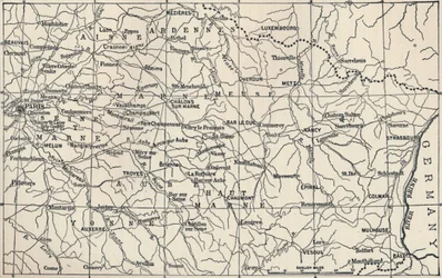 Karte des Einsatzgebiets 1814, 1896