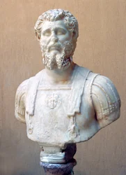 Marmorbüste des römischen Kaisers Lucius Septimius Severus