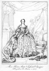 Maria-Teresa von Spanien, Tochter von König Philipp V. von Spanien, 1726-1746
