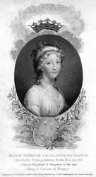 Marie-Therese-Charlotte de Bourbon, Herzogin von Angoulême und Dauphine von Frankreich, 1811