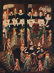 Hochzeitsfest von Sir Henry Unton, ca. 1596, 1903