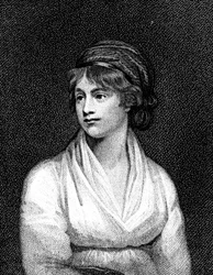 Mary Wollstonecraft, englische Lehrerin, Schriftstellerin und Feministin des 18. Jahrhunderts