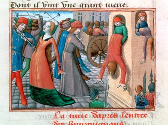 Massaker an den Armagnacs durch die Bourguignons, Paris, 1418