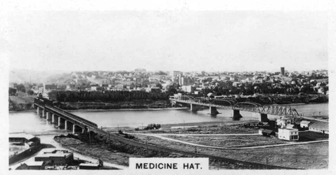 Medicine Hat, Alberta, Kanada, ca. 1920er Jahre