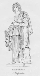 Melpomene, ca. 1850