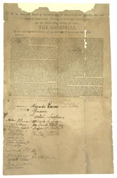 Gedenkschrift an das ehrenwerte Kommissarsgremium zur Regelung von Landansprüchen im Territorium von Louisiana, 1803-1815